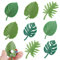 SAVITA 8pcs Monstera Plant Fridge Magnets, Tropical Leaves Refrigerator Magnets 3D Plant Fridge Magnets Cute Decorative Magnet Decals for Fridge Locker Kitchen Home Office Decoration (Green)