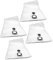 vhbw 20x sacchetto sostituisce Swirl UNI 20 Net per aspirapolvere - microfibra, 50cm x 33cm Bianco