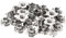 Bolt Dropper T-Nuts - Stainless Steel 4-Pronged Tee Nut, M8x11mm - Dependable Hardware for Fastening Wood, Particle or Composite Material Workpieces - Set of 25