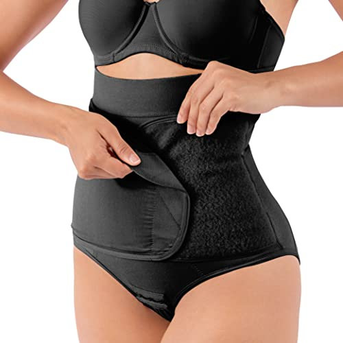 MOTHERFIT Verstellbarer Gürtel nach der Geburt (MX/US, Alpha, XXXL, Schwarz)