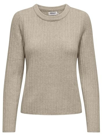 ONLJEANETT Life L/S Rib O-Neck CC KNT