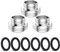 3 Pezzi Corredo Dell'Adattatore Del Rubinetto, CNYMANY Maschio M22mm a Maschio M16mm Kit adattatore per aeratore da cucina adattatore per rubinetto del lavandino Tubo standard per filtro dell'acqua
