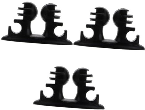 ULTECHNOVO 3 Sätze Kabelklemme Kabelhalter für Geräte KFZ-Kabelführungsclips Auto Kabelhalter Fahrzeug Kabelhalter Kabelmanagement im Auto Auto-Kabelwickler-Organizer ABS-Kunststoff