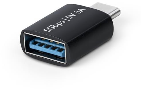 StarTech.com Adaptador USB-C a USB-A - USB Tipo C 5Gbps - Conversor USB Tipo C a USB-A - USB-C Macho a USB-A Hembra - Metal