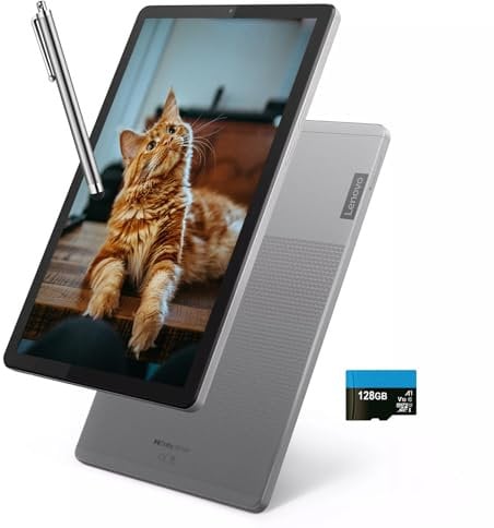 Lenovo Tab M9 - Tableta IPS de 9 pulgadas, 4 GB de RAM, 64 GB de almacenamiento, procesador MediaTek Helio G80 de 8 núcleos, Android 12, cámara frontal y trasera de 8 MP, batería de larga duración,