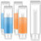 JJUNW 5 PCS Travel Bottles, 1 oz Travel Bottles for Toiletries Empty Refillable Toothpaste Tubes Containers, Small Mini Size Squeeze Toiletry Liquids Dispensers Leak Proof TSA Approved