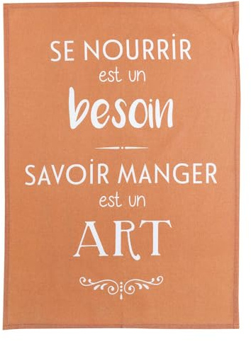 Geschirrtuch Savoir manger Caramel 50 X 70 karamell 50 x 70 cm Winkler