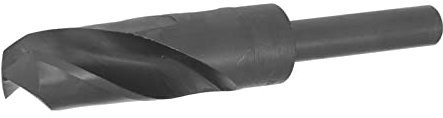 Spiralbohrer, Spiralbohrer mit Reduziertem Schaft, Spiralbohrer-Werkzeug, Schnellarbeitsstahlbohrer mit 1/2-Zoll-Schaft, 25,5 Mm Klinge