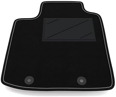 Automatte nur auf der Fahrerseite, 1 Stück, kompatibel mit Kia Picanto 2011-2017 | 1 maßgeschneiderter Teppich