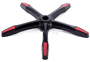 Nylon Gaming Chair Base Ersatzbeine rot ohne Rollen