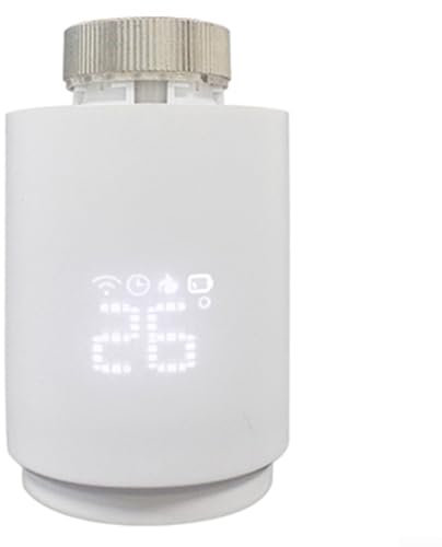 Smart Radiator Thermostat, Temperature Control Save Heating Costs with APP Control for Home Office Hotel for Zigbee Compatible 5 Working Modes