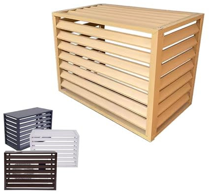 120*150*70cm Abdeckung der Außenklimaanlage, Aluminium Blumenständer, klimaanlage Abdeckung wärmepumpe Sichtschutz Für Den Außenbereich, Von Müll Oder Ac-einheiten freistehendes Gehäuse zur Abdeck