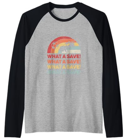 Vintage-Retro-What A Save Rocket Soccer Car League Raglan