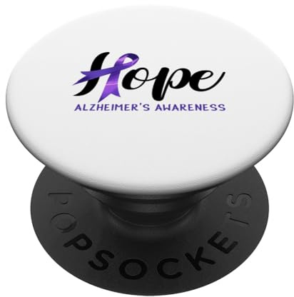 Alzheimer-Bewusstsein — Purple Hope PopSockets Klebender PopGrip