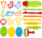 Faburo 23pcs Piezas Kit de Herramientas de Plastilina Inteligentes Play Dough Accesorios Niños Accesorios de Arcilla con Moldes plastilina, Rodillos, cortadores
