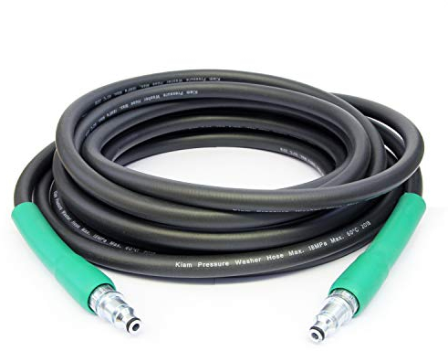 Kiam 8m Replacment Bosch AQT High Pressure Hose | Quick Connect SDS Fittings | Aquatak 100, 110, 120, 125, 130, 135, AQT 33-10, 33-11, 35-12, 37-13, 40-13, 42-13, 45-14