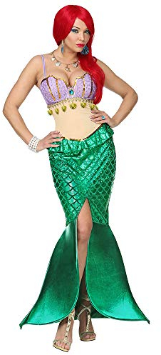 W WIDMANN MILANO Party Fashion - Kostüm Meerjungfrau, Kleid, Unterwasserwelt, Faschingskostüme