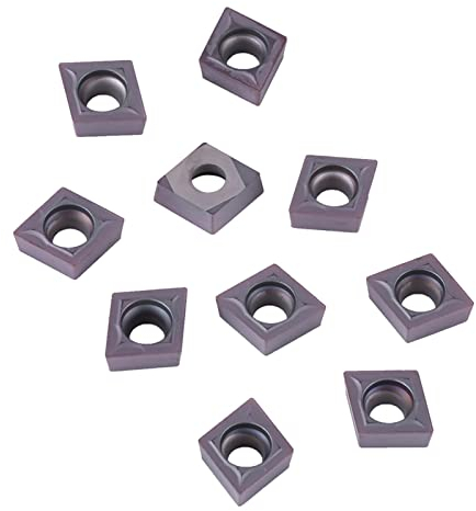 10pcs CNC Hartmetall Einsatzschneider CCMT09T304 VP15TF Wendeplatten für Drehmeißel