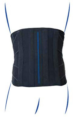 Thuasne Reversa Vario Plus T54756 Lendengurt Grau M (90-100cm)