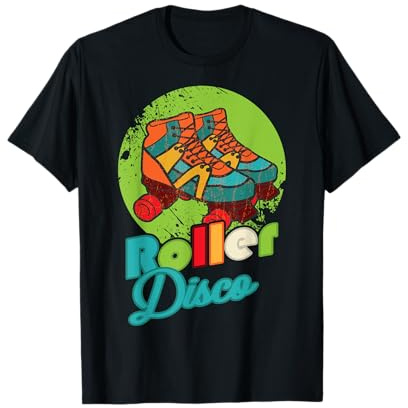 ROLLER DISCO TShirt Rollschuhe Skate Skater Girl T-Shirt