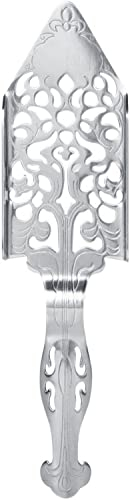 Baverta Edelstahl Absinthlöffel,Teefilter Trinklöffel Absinth Löffel Wermutlöffel für Küchen Bar