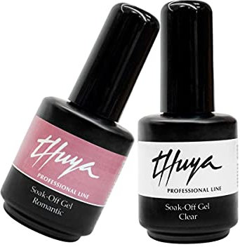 THUYA SOAK-Off Gel Clear 14ML, Negro, Estandar