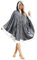 CityComfort Hoodie Damen Poncho Kuscheldecke Flauschig, Oversize Pullover Damen Umhang Decke (Dunkelgrau)