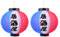 Amosfun 2st Japanische Laterne Sushi-Laterne Lampe Japanisches Laternen-Sushi Sushi-chochin Im Freien Japanische Traditionelle Laterne Asien Laterne Stoff Japanischer Stil Leuchter