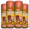 Classic Signature - 4 x Plastic Terracotta Spray Paint 300ml / 1x Pair of Disposable Gloves, Aerosol Spray used for Metal Wood and Plastic and Glass