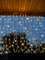 LEDZEIT - Profi Serie - LED Lichtervorhang Lichterkette Außen, 1M X 1.5M, 120LEDs, Blitzeffekt, Warmweiß, Wasserdicht IP67, mit Netzkabel, Erweiterbar bis 90m, Dach, Fenster, Gebäude, Geschäfte
