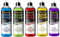 ShinyChiefs MAGIC FOAM SET - Farbiges Autoshampoo zur intensiven Vorwäsche - Auto Schaum mit starker Reinigungskraft - Lackschonender Schaumreiniger, pH-neutral mit tollem Duft, 5x 500ml