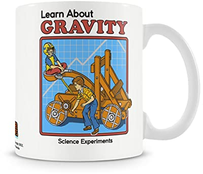 Steven Rhodes Offizielles Lizenzprodukt Learn About Gravity Kaffeebecher