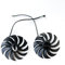 SISS Ventilador de tarjeta gráfica para Zotac Gaming RTX 3070 AMP Holo Fan de repuesto GAA8S2U, diámetro del ventilador de 100 mm, juego de 2 unidades