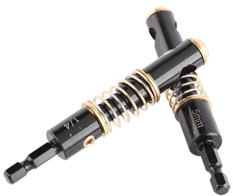 2Pcs Juego de Brocas Centradoras, Centrado de Perforación Broca de 5 mm para Bisagra de Puerta