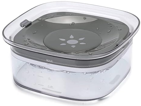 Ruspela Gamelle d'eau pour chien anti-déversement de 2 L - Anti-éclaboussures - Gamelle d'eau anti-déversement - Distributeur d'eau à boire lente - Bol flottant pour chiens transportés en véhicule -