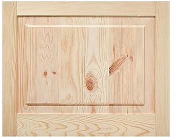 ben+camilla.com Kassettentür 39,5 x 49,4 cm | Rustikal & Unbehandelt | Hochwertige Kiefer Massivholztüren für Schrank- und Möbelbau