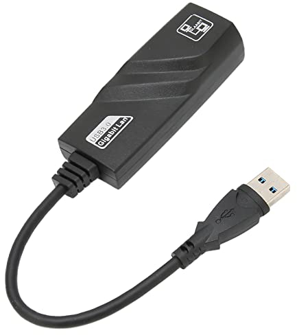 Bewinner Adaptateur Ethernet, USB 3.0 à 10 100 Réseau RJ45 LAN Adaptateur Filaire 1000 Mbps Transmission Rapide Internet Stable Petite Carte Internet Gigabit Filaire Portable pour