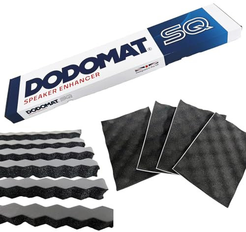 Dodo Mat SQ Speaker Enhancer - Universal Foam Gasket Ring Insulation Soundproof Pad Car Audio Door Speaker Kit