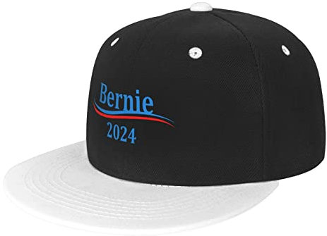 FJQWKLF Bernie 2024 Trucker-Mütze, Baseballkappen für Herren und Damen, Papa-Mütze, Ballmütze, verstellbar, Cowboyhut, Weiß