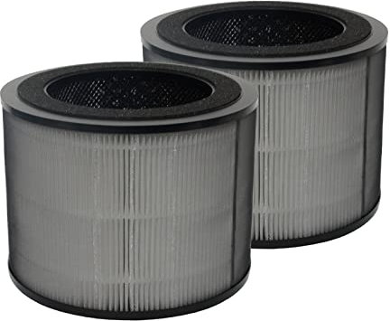 PUREBURG Replacement Filter Compatible with PURE CODE Mini MAX & Mini Pet Air Purifier APK-Z43PUK,2-Pack H13 HEPA 3-Stage Filtration