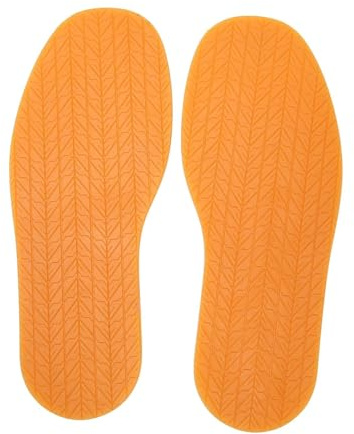 Semelles Complètes de Réparation de Chaussures en Caoutchouc, Découpées sur Mesure, Réduction du Bruit, Antidérapantes, pour Activités Intérieures et Extérieures, 1 Paire, 12,7 X