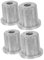UKCOCO 4pièces Réparation Pour Lave-linge Kit Accessoires Métal Avec Noyau Fer Pour Pulsateur Et Plateau Central Compatible Nombreux Modèles De Machines à Laver