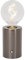 LUCIDE VIVO - wiederaufladbare Tischlampe - Akku/Batterie - Ø 8 cm - LED Dim. - E27-1x1W 2700K - Matt Schwarz-Chrom