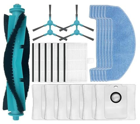 JXWPOCGH Compatible con Conga, 2499 Ultra Home Advanced, Titanium, X-Treme, Atvel Y R80. Repuestos For Cepillos De Rodillo, Filtros Y Mopas.