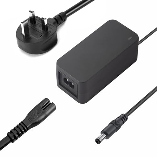 12V Power Supply Charger for Sony PS4 PlayStation 4 VR Virtual PSVR PSVR2 AC Adapter ADP-36NH A CUH-ZAC1 CUH-ZVR1 CUH-ZVR2 EVI-D100 SQN36W12P-04 Jet Adapter Battery Charger UK Plug Cord