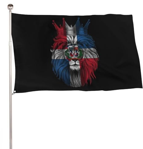 Dominikanische Republik 2-Themen-Flaggen-Set für Outdoor-Partys, große Fla