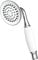 Traditional Shower Head - White/Chrome