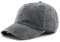 The Hat Depot 100 % Baumwolle, pigmentgefärbt, niedriges Profil, 6 Paneel-Kappen, 1. Anthrazit, Einheitsgröße