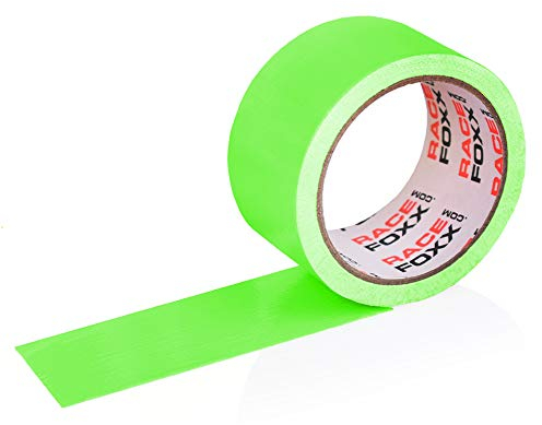 RACEFOXX Gaffa/Gaffer Tape, Gewebeklebeband, Lasso, Panzertape, Klebeband, Kleber, neon grün
