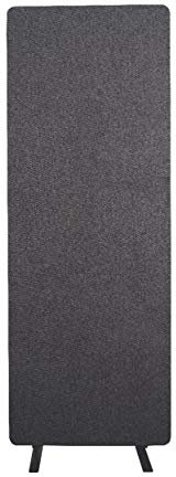 Luxor RCLM-RDS-SG Akustik Raumteiler, Büro Trennwand, Sichtschutz, Schallschutz, Stellwand, schallabsorbierend, einzeln, Schiefergrau, 168 x 61 x 3 cm (H x B x T)